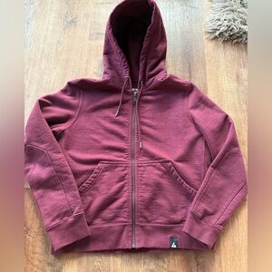 American Giant Burgundy Hoodie